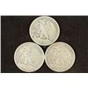 Image 2 : 1943,45 & 47 WALKING LIBERTY HALF DOLLARS