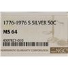 Image 3 : 1976-S SILVER KENNEDY HALF DOLLAR NGC MS64