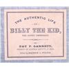 Image 3 : The Authentic Life of Billy the Kid First Edition