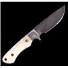 Image 5 : CFK Damascus Exotic Camel Bone Inlaid Horn Knife
