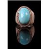 Image 1 : Navajo Sleeping Beauty Turquoise Sterling Ring