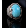 Image 4 : Navajo Sleeping Beauty Turquoise Sterling Ring