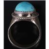 Image 7 : Navajo Sleeping Beauty Turquoise Sterling Ring