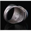 Image 8 : Navajo Sleeping Beauty Turquoise Sterling Ring