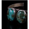 Image 10 : Navajo Sterling Pilot Mountain Turquoise Bracelet