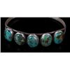 Image 2 : Navajo Sterling Pilot Mountain Turquoise Bracelet