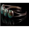 Image 4 : Navajo Sterling Pilot Mountain Turquoise Bracelet