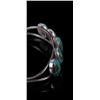Image 9 : Navajo Sterling Pilot Mountain Turquoise Bracelet