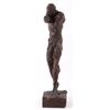 Image 2 : Unique Bronze-Colored Male Figure Nude Sculpture