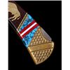Image 9 : Navajo Dave Yellowhorse Buck Inlaid Knife in Box