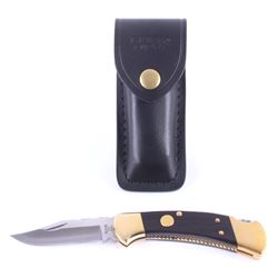 Buck 112 Custom Switchblade Knife w/ Scabbard