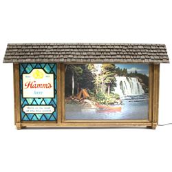 Hamm's Beer Scene-O-Rama Light Up Advertising Sign