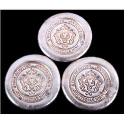 15 Troy Ounce Scottsdale .999 Fine Silver Buttons
