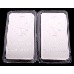 20 Troy Ounces .999 Fine Silver Bars x2
