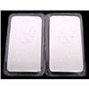 Image 1 : 20 Troy Ounces .999 Fine Silver Bars x2