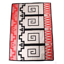 Rare Navajo Indian Pattern Pendleton Wool Blanket