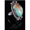 Image 2 : Signed Navajo Old Pawn Royston Turquoise Ring