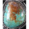 Image 4 : Signed Navajo Old Pawn Royston Turquoise Ring