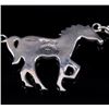 Image 7 : Signed Zuni Sterling Inlaid Mosaic Horse Necklace