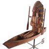 Image 4 : Folk Art Indian Chief Whirly-Gig Weather Vane RARE