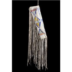 Crow Indian Parfleche Headdress Case Circa 1900-