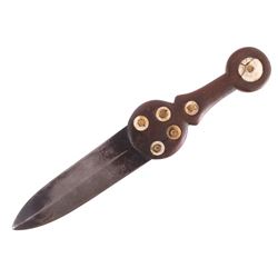 Cree American Indian Presentation Dag Knife 1850's