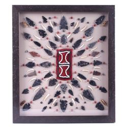 Native American Arrowhead Artifact Collection
