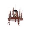 Image 9 : Rustic Pine and Animal Silhouette Chandelier
