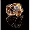 Image 1 : Fine Crown of Light Diamond & Gold Ring 1 Carat