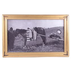 Original La Roche Sioux Indian Photograph c.19th C