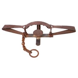 Large No. 6 Grizzly Bear Trap Patented 1856