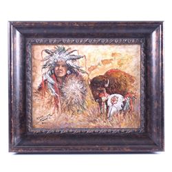 Original Jeanie Southworth Oil on Canvas Painting