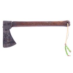 Frontiersman Forged Iron Axe w/ Beaded Drop