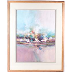 Original Watercolor-Gouache Painting John Mendoza