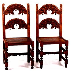 19th Century Antique Jacobean Dining Chairs