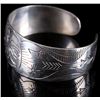 Image 2 : Haida NW Indian Sterling Silver Engraved Cuff