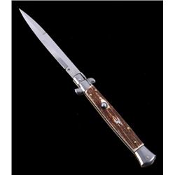 Frank Beltrame Stag Horn Swinguard Switchblade