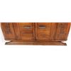 Image 8 : Antique Carved Oak Marble Top Sideboard Buffet