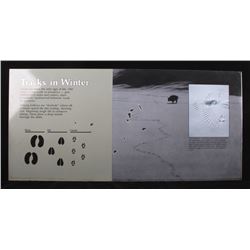 Porcelain Enamel Yellowstone Tracks Infograph