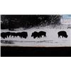 Image 4 : Porcelain Enamel Yellowstone Winter Herd Infograph