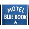 Image 5 : RARE Blue Book Approved Motel Porcelain Sign