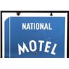 Image 6 : RARE Blue Book Approved Motel Porcelain Sign