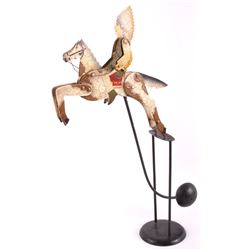 Folk Art Galloping Indian Sculpture