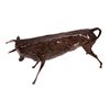 Image 2 : Mid-Century Modern Bronze Steer Table Sculpture