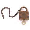 Image 1 : U.S. Forest Service Pine Tree Logo Padlock 1930's
