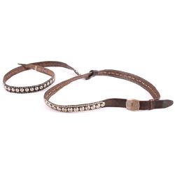 Crow Nickel Tacked Drop Belt Circa Early 1900's