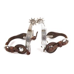 Nickel Finished Rodeo Spurs