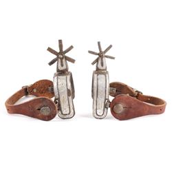 Silver Inlayed Chasing Spurs