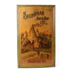 Sheboygan Boot & Shoe Co. Vintage Advertising Sign