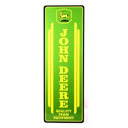 John Deere Farm Equipment Tin Advertising Sign